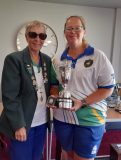 Hayley James, United Services, 2 wood Singles Runner-up