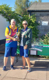 Sue Evans, Honiton BC, Over 55 Singles Winner
