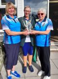 Rosie Pratt and Gill Campbell, Chardstock BC, Over 70s Pairs Winners