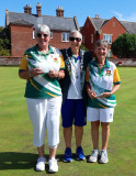 Linda Jenkins and Sara Quayle Plymstock BC, Pairs Runner-up